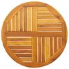 VidaXL Table Top Ø70x2 Cm Round Solid Acacia Wood, Replacement Table Top, Wooden Furniture Top, 4004249