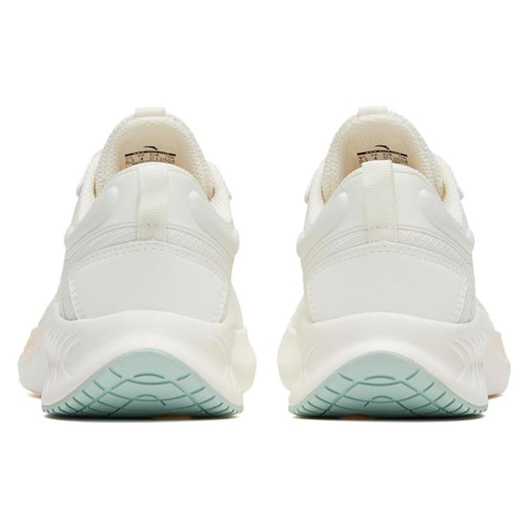 New Anta Stinger SE Anti Slip And Wear Resistant Breathable Low Top Running Shoes Women's White Green Orange 922315585-5