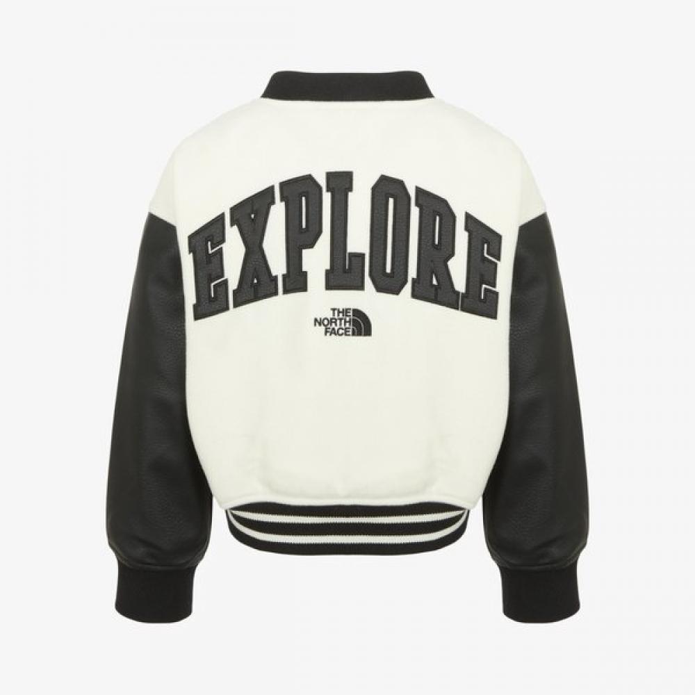 The North Face Kids Varsity Hit Jacket Cream Nj3nr61t