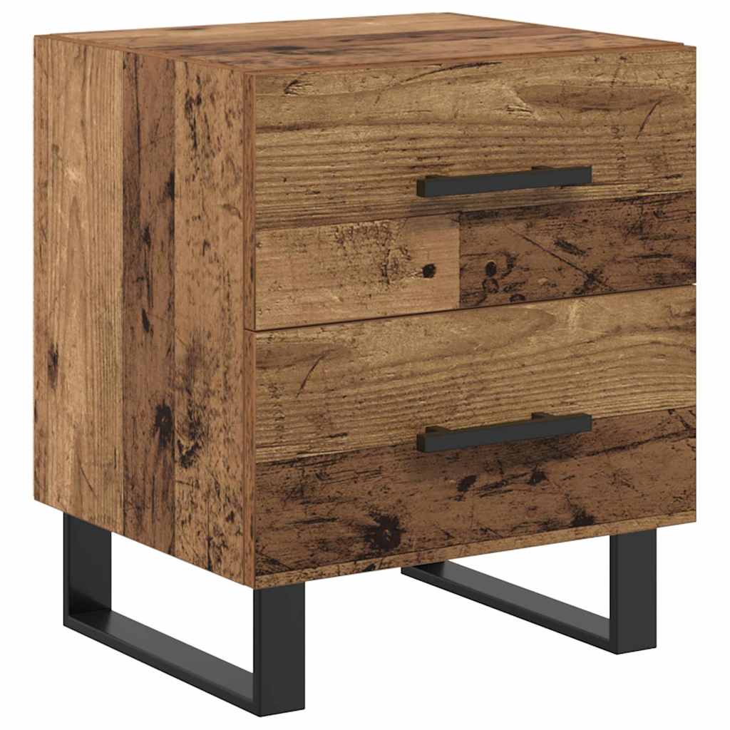 Nightstand Reclaimed Wood 40 x 35 x 47.5 cm Engineered Wood