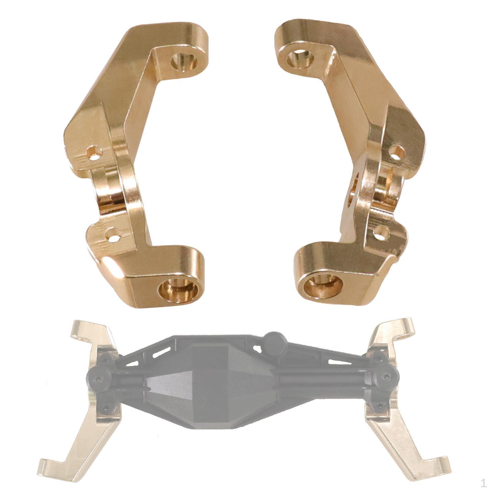 

2Pcs Brass Front C Hubs Remote Control Car Parts Professional Axle Counter Weight for