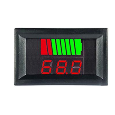 Battery Capacity Meter 12V-60V LED Digital Display Low Power Warning 8-Stage Power Resolution Battery Capacity Indicator Household Accessory