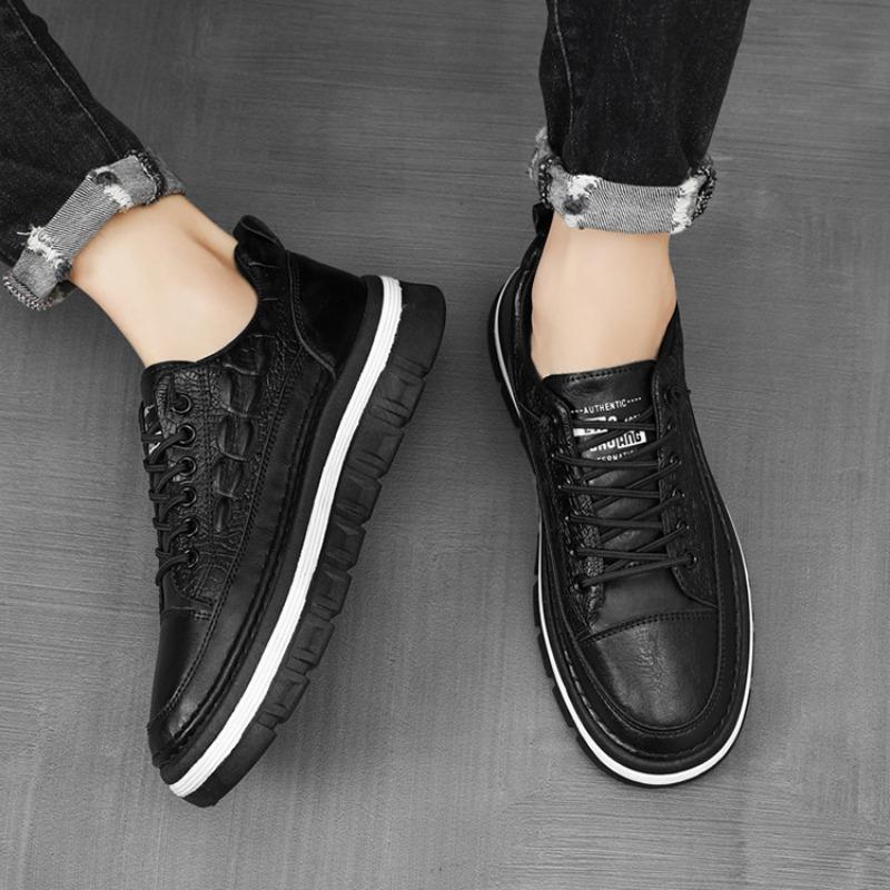 Spring Autumn Classic Men Works Shoes High Quality Comfortable Wear-resistant Sneakers Youth Trendy Board Shoe Vulcanized Shoes