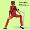 Michael Jackson Thriller Temblor MV Set Rojo Figura de Acción Articulada PVC Modelo Coleccionable Escritorio Para Adulto Pantalla de Música Modelo