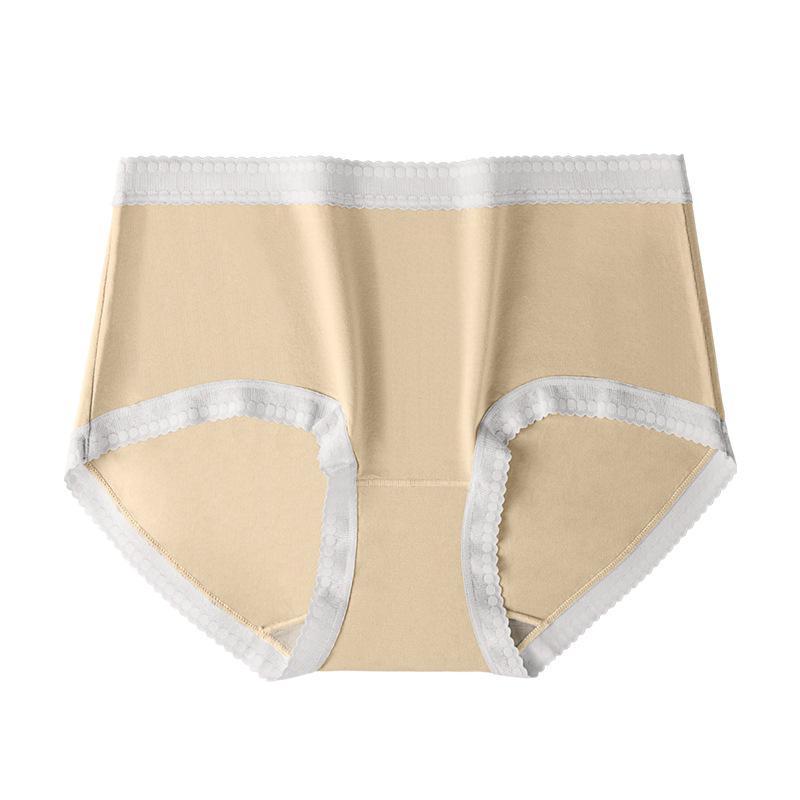 Bielizna bawełniana Wysokiej klasy bielizna Super elastyczna bielizna z jedwabiu morwowego ze średnim stanem, antybakteryjne spodnie trójkątne