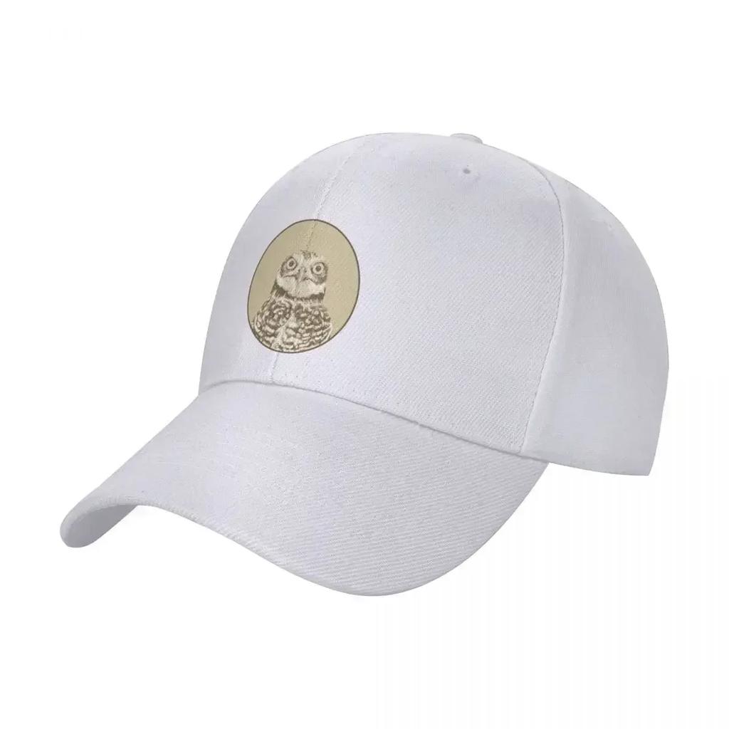 Burrowing Owl Sketch Baseball Cap Rugby Beach Sun Cap Women's Men's