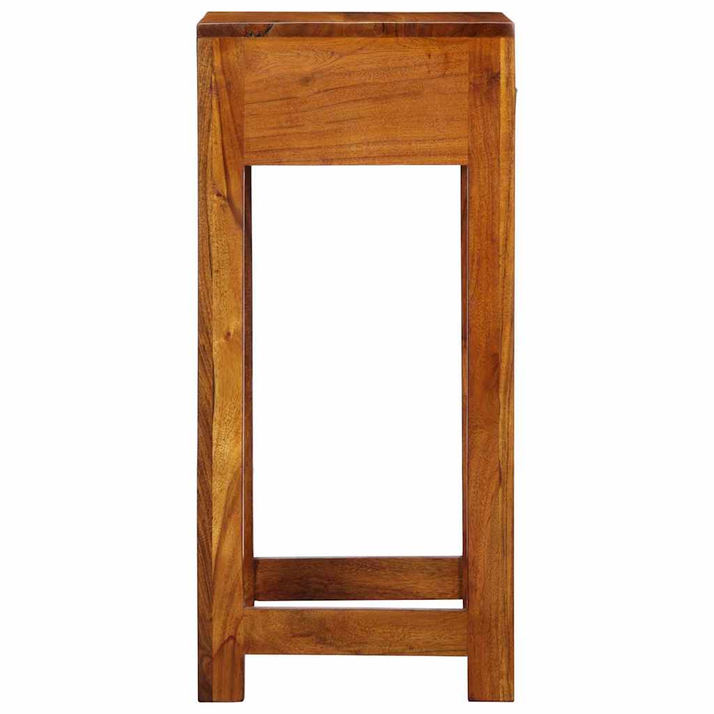 vidaXL Florale Endtabelle Braun 35 x 35 x 75 cm