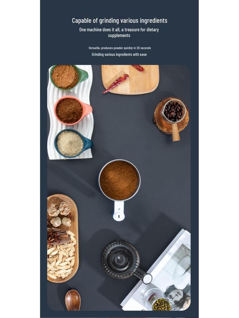 110V Coffee and Grain Grinder Pulverizer