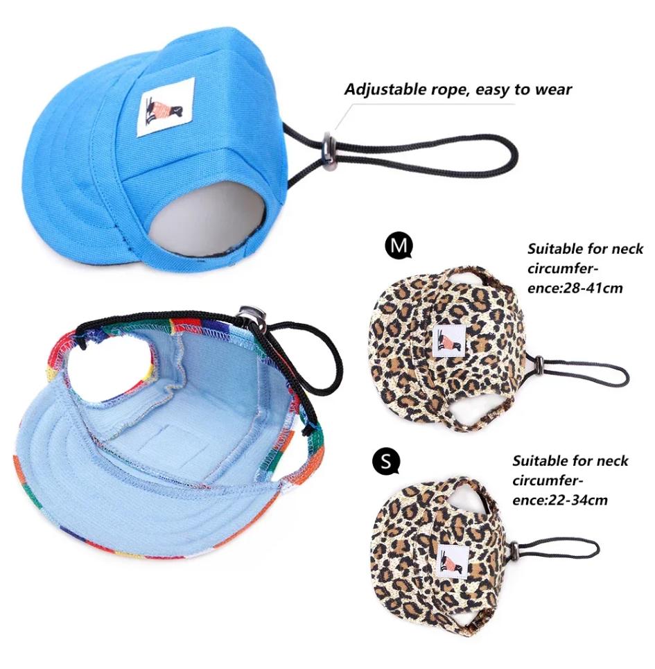 Cappello da baseball alla moda per cani e gatti, con visiera, per toelettatura dei cuccioli, con visiera, berretto da sole, per esterni