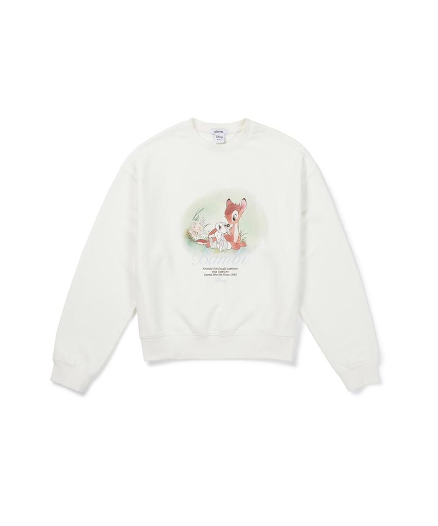 CLOVE [26Fw CLOVE] Bambi_Sweatshirt (Ivory)