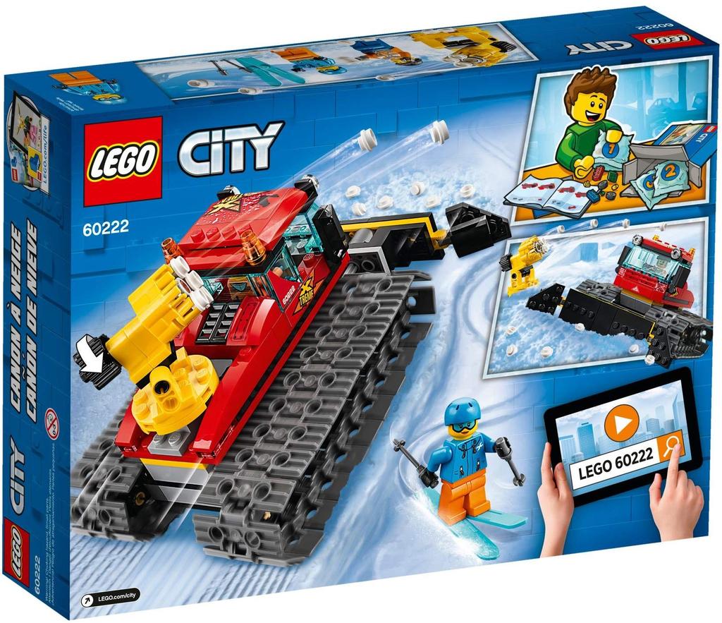 LEGO City Ski Resort Snowplow 60222 Building Blocks Toy for Boys
