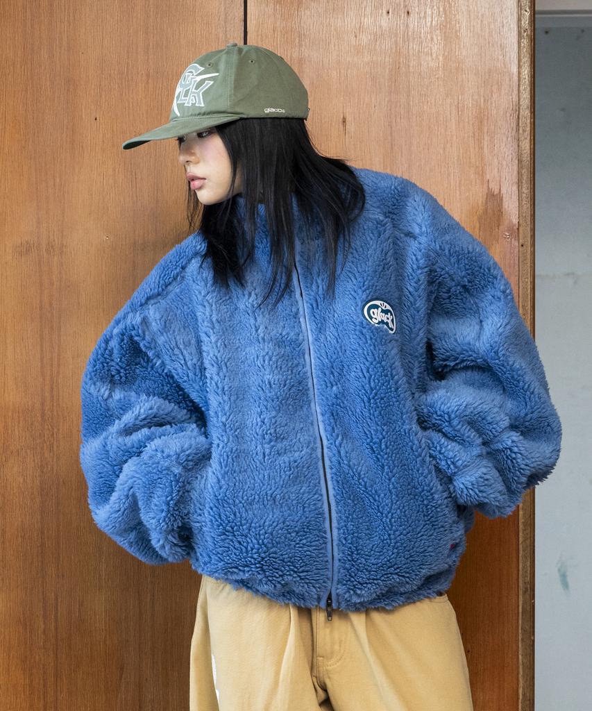 Glack Gj103 Sasquatch Heavy Fur Jacket (Blue)