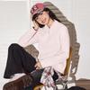 TonLion Women's Fleece-Lined Half-Zip Stand Collar Sweatshirt