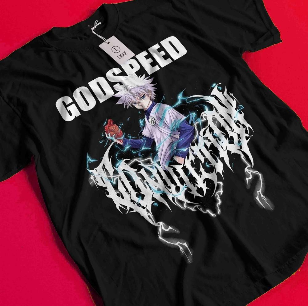 Killua Shirt Hunter X Hunter HXH Hisoka Tshirt Gon Tee T-Shirt Meruem Kurapika AA111