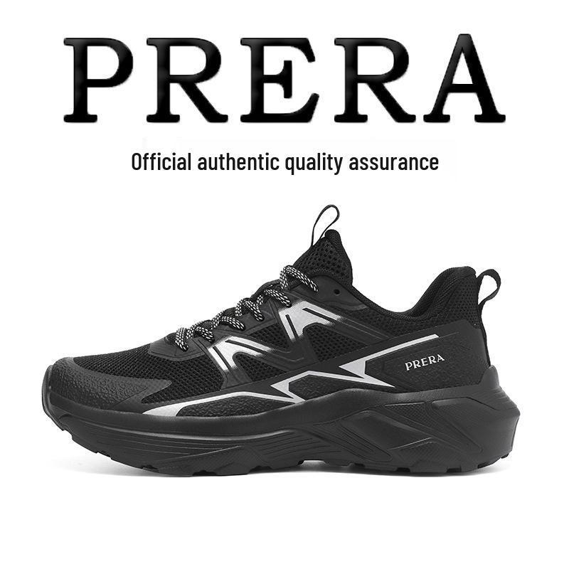 

PRERA Мужские кроссовки для трейлраннинга на открытом воздухе - Нескользящие, Удобные, Амортизирующие кроссовки для хайкинга 39 чёрный