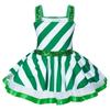 Children Girls Sequins Dance Tutu Dress Leotard Christmas Party Mrs Santa Claus Candy Cane Costume