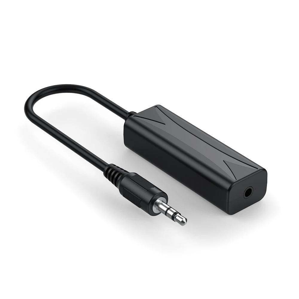3.5mm Aux Audio Noise Filter Ground Loop Noise Isolator Eliminate Plug and Play for Car Audio Home Stereo System Accessories