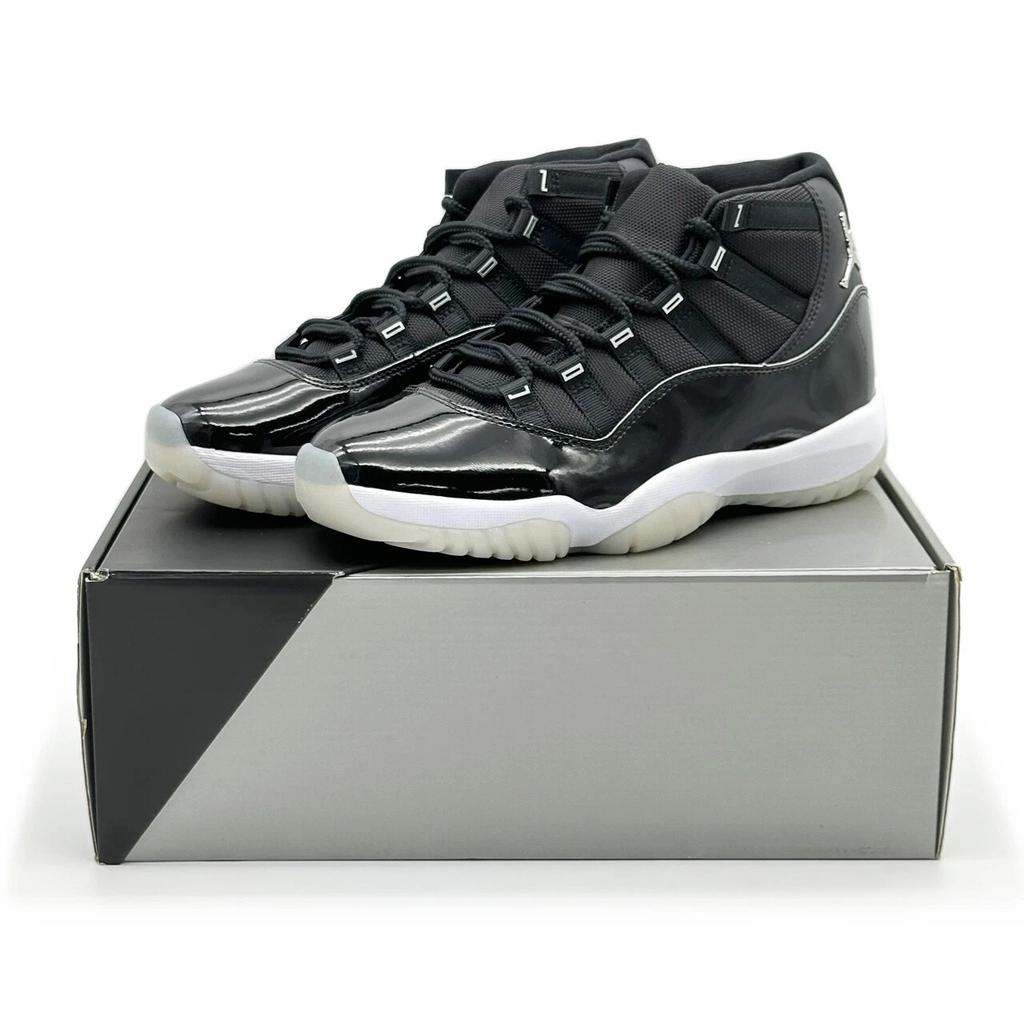 CT8012-011 Nike Air Jordan 11 Jubilee Nero Trasparente Bianco Argento Metallico