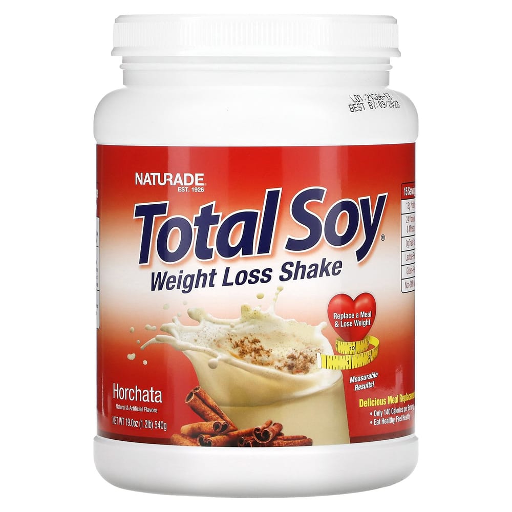 Naturade Total Soy Weight Loss Shake, Horchata, 1.2 lbs (540 g)