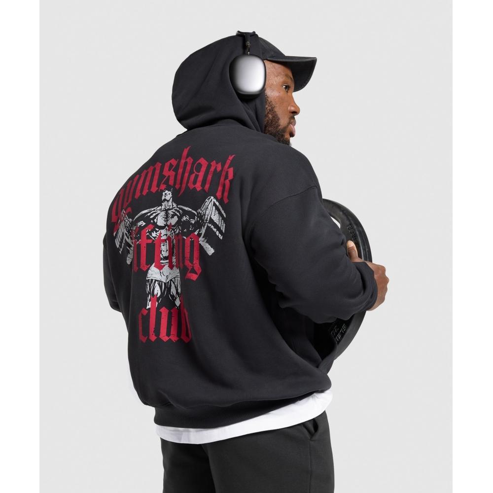 Gymshark Sudadera con capucha Lifting Club Negro A1c8c Bb2j