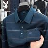PLAYBOY Men's Long-Sleeve Polo T-Shirt
