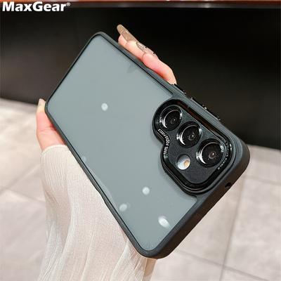 Transparent With Full Lens Protection Case For Samsung Galaxy S25 S24 S23 FE Plus Ultra A16 A06 A55 A54 A35 A25 A15 A14 A13 4G5G