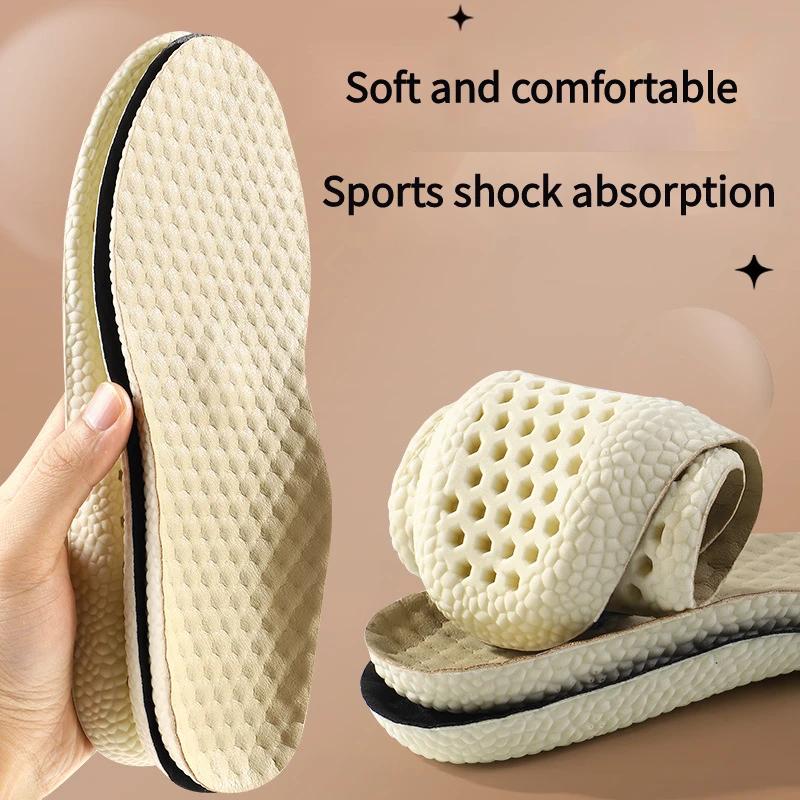 New Basketball Sports Shoes Insoles Memory Foam Insole for Feet Shock Absorption Non Slip Pads Comfortable Soft Shoe Sole 1Pair