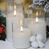 Acrylic Bullet-Shaped Remote-Controlled Flameless Candle Lamp