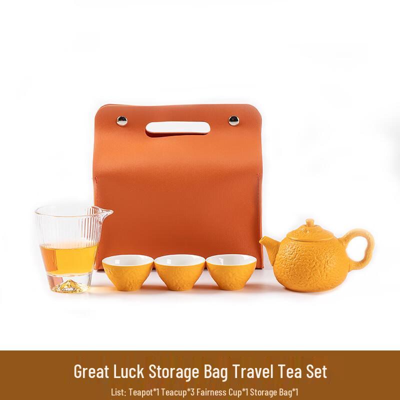 Portable Chinese Ceramic Travel Tea Set