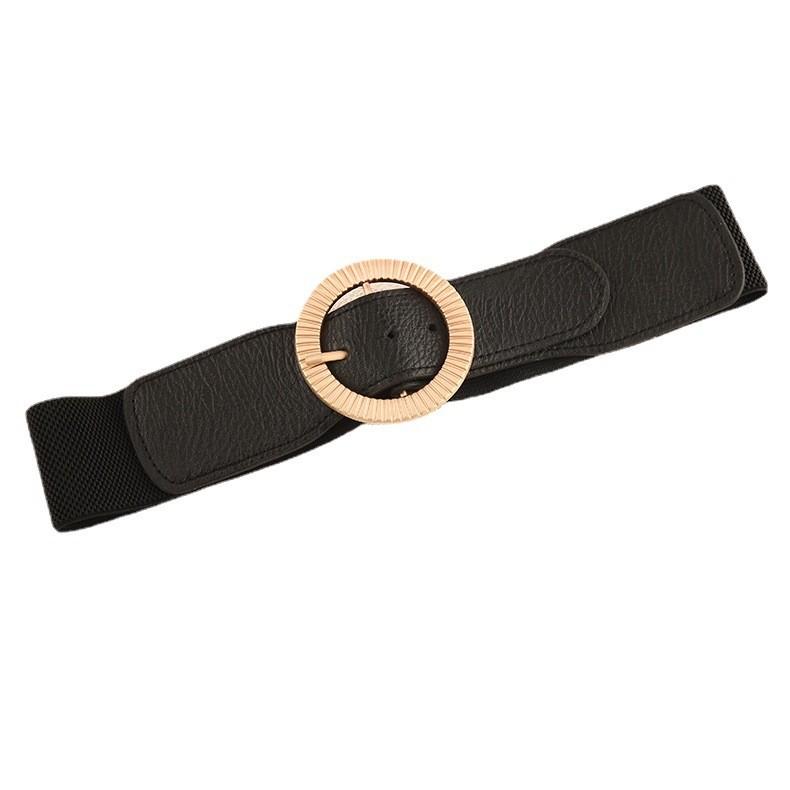 Stylish Designer Women Belt With Pistol Buckle And Stretchable Outerwear Waist