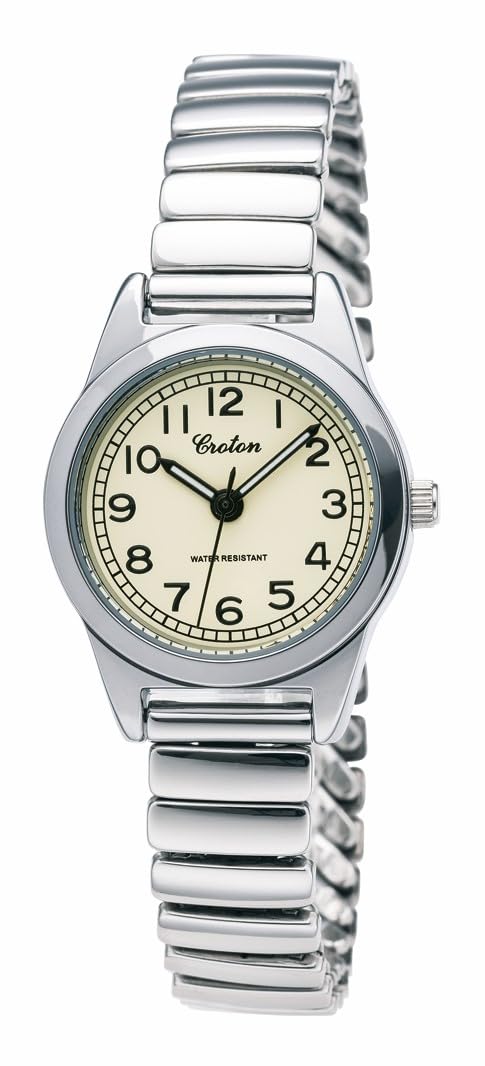 

Женские серебристые часы Croton RT-178L-02 с тремя стрелками