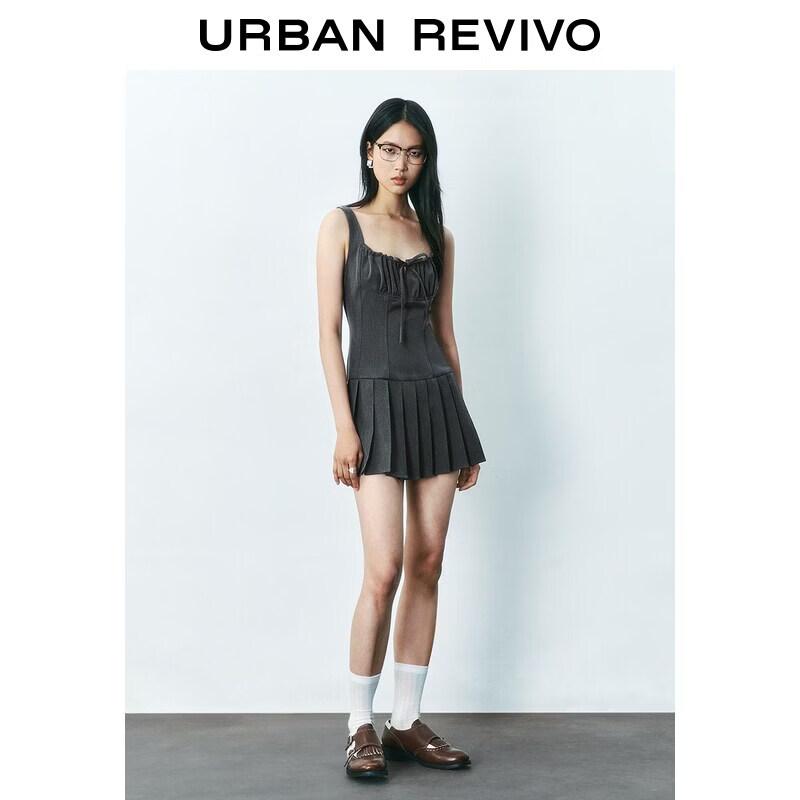 UR2026 Pleated Camisole Dress M