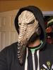 Gotická maska morového doktora Černá smrt Halloweenská párty Cosplay Steampunk Maska s ptačím zobákem Strašidelný kostým Masky s dlouhým nosem Vraní zobák