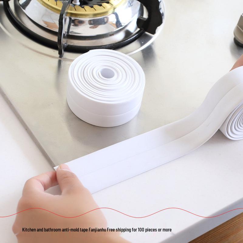 

Waterproof Mold-Proof Tape: Kitchen & Bathroom Corner Moisture-Proof Protective Strip, Anti-Collision Wall Sticker. 3.2m x 22mm Small