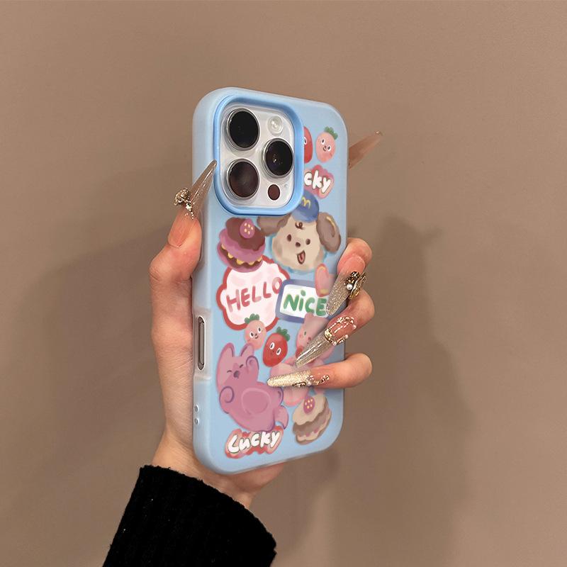 Cake Bear for Phone17promax for Apple 16pro Will Not Hit The Shell Mobile Phone Case 15 New Model 13 Pieces