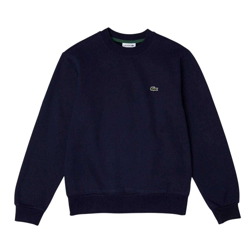 Lacoste Mens Embroidered Logo Fleece Crew Neck Sweatshirt