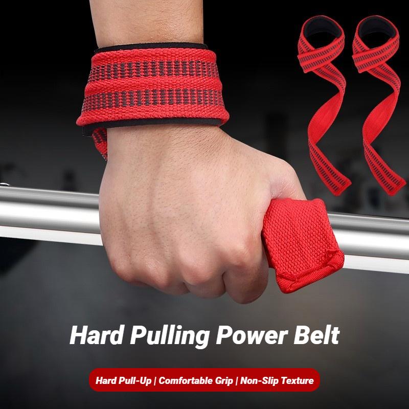 Adjustable Weightlifting Wrist Straps Non-Slip Gym Fitness Lifting Strap Support for Strength Training Sports Grip Band