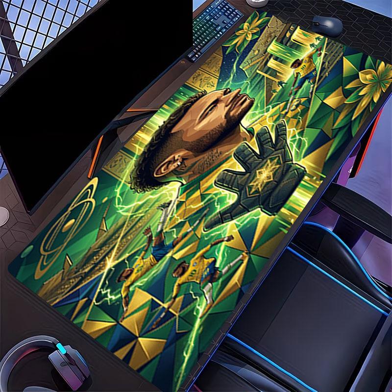 Neymar Jr Print Mouse Pad, for Keyboard Pad Laptop PC Mat for Office Home Use, Desk Decor, Perfect Birthday Gift for Gamers