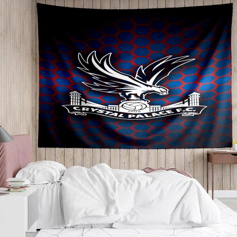 Crystal Fc Crest Printed Printed Tapestry, for Bedroom,Livingroom, dormitory, Large Wall Decor, Fabric Decor Fan Birthday Gifts