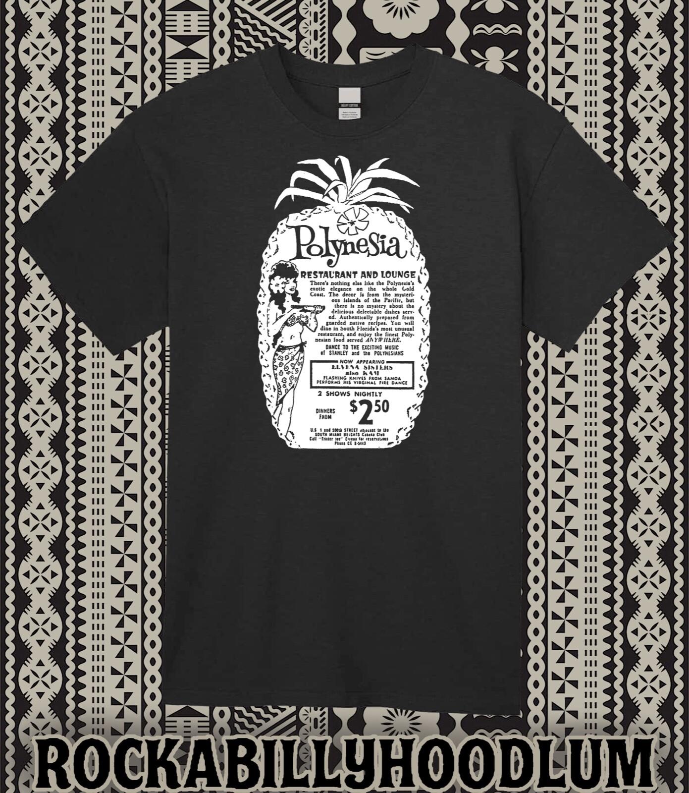 Retro Tiki Art Tee T Shirt Bar Mug Restaurant The Polynesia South Florida L