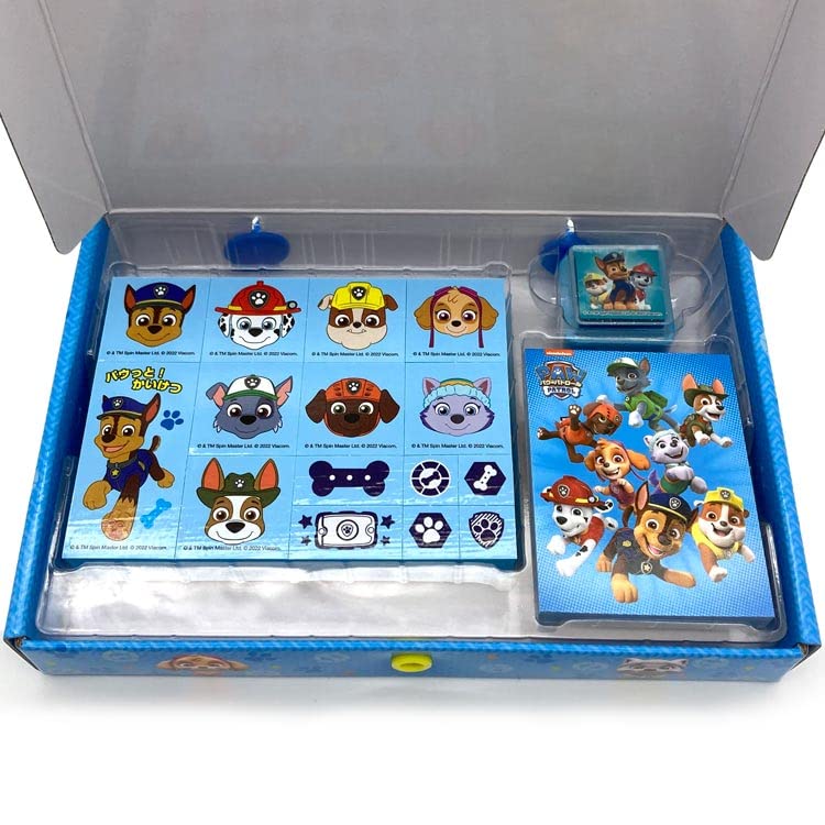 Sunstar Stationery Paw Patrol Stamp Set with Memo Bow 3032278A