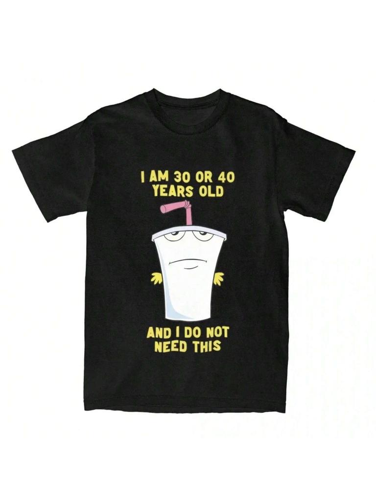30 Or 40 ATHF Womens Tshirt Fun Tshirt Short Sleeve Round Neck Tshirt Large Size