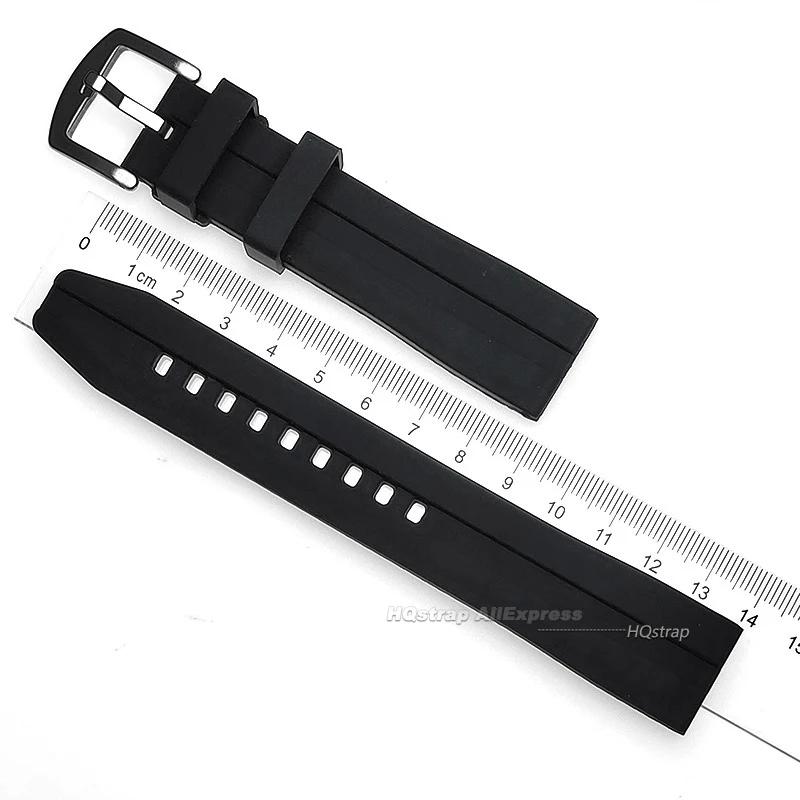Extended Length Big Size Silicone Watch Strap for Rolex Wristband for Seiko Waterproof Bracelet 20mm 22mm Men Sport Rubber Belt