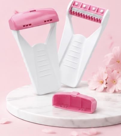 Fynity Body Razor, Painless Hair Removal, Washable Head, Compact and Portable, for Legs, Arms, (pack of 6)