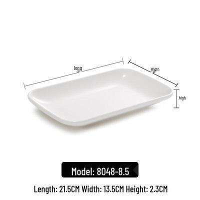 Handun Melamine Rectangular Side Dish Plate