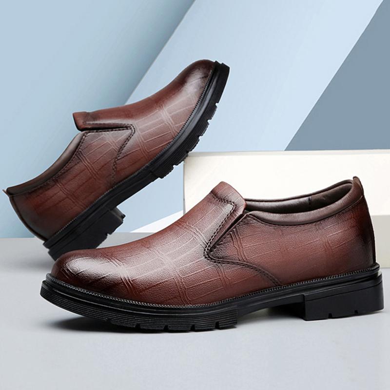 New Heightening Casual Shoes PU Leather Elevator Shoes for Men 6cm 8cm Invisible Height Increase Sneakers Cortex Loafers