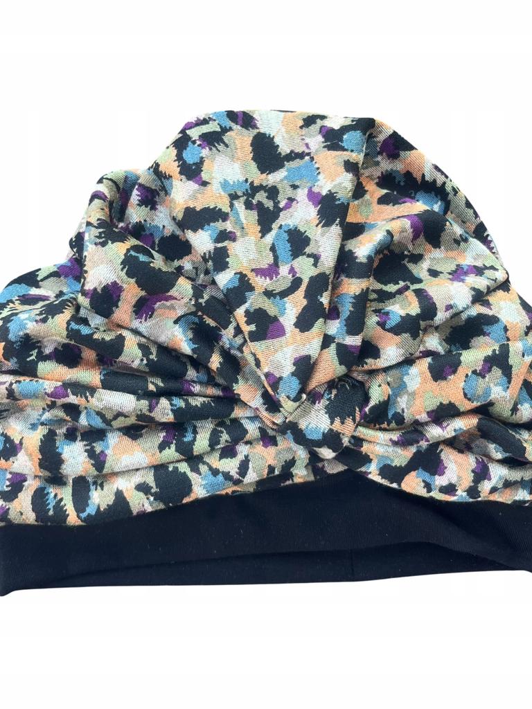 Turban Damski Ela 501 Czapka Ocieplana Sweterkowa Mięciutka Drapowana