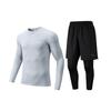 Autumn Comfortable Versatile Casual Sports Suit Men Suits Frost-Tower-Gray Basic-Black 952545203-1