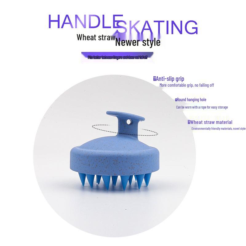 Silicone Scalp Massaging Shampoo Brush