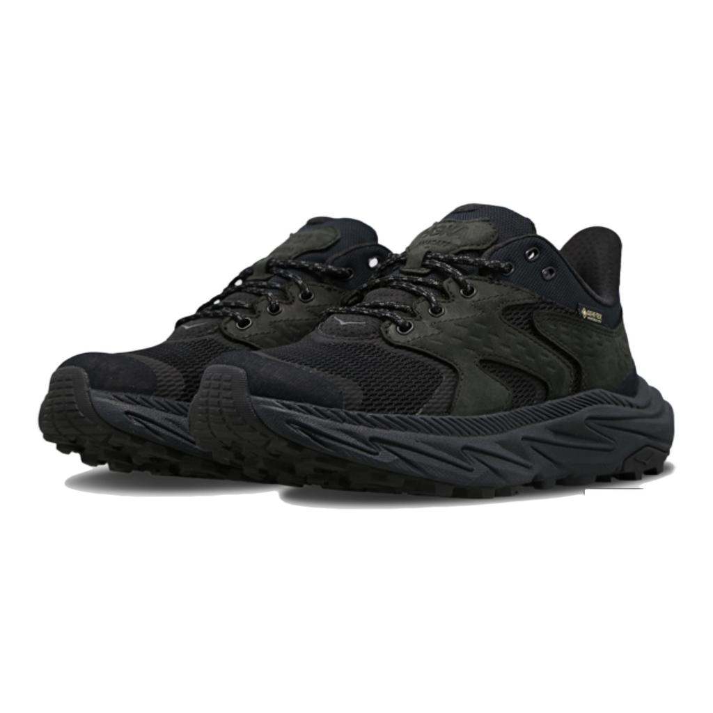 HOKA One One Slip Resistant Abrasion Resistant Low Top Kids' Running Shoes Black Teenagers 1141630-BBLC